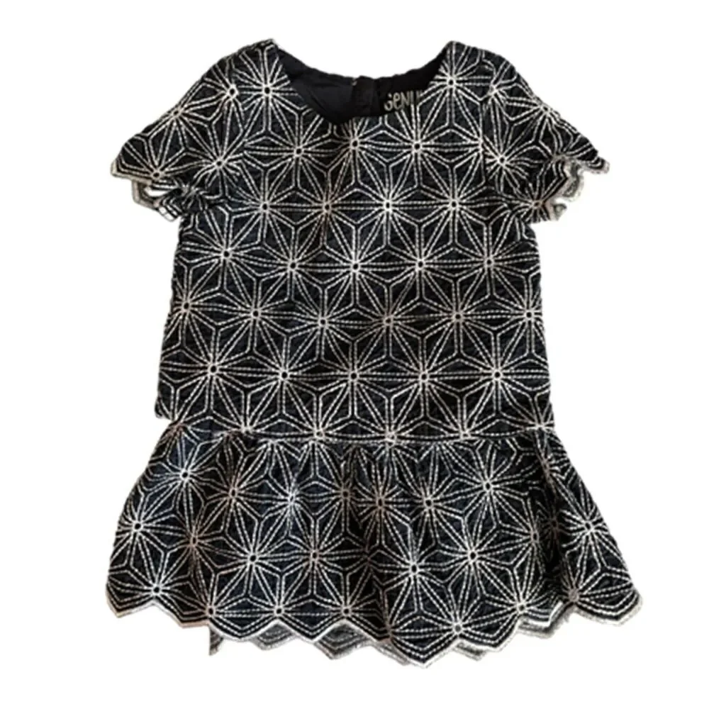 Genuine Kids From OshKosh Embroidered Skirt & Top Set Size 18 Months